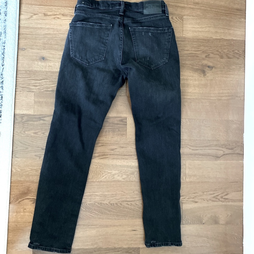 MENS ABERCROMBIE & FITCH 28-30 ATHLETIC SKINNY JEANS - Picture 2 of 2